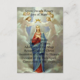 Cartão De Informações Alegrias de Maria