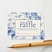 Algo Azul Floral - Fralda Francesa Raffle