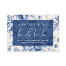 Algo Azul Floral Francês Toile Compartilha uma Rec