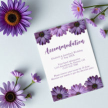 Alojamento De Casamento Floral Roxo