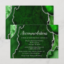 Alojamento de Casamento Green and Silver Agate