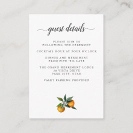 Cartão De Informações Alojamento de Pormenores sobre o Saneamento dos Ci