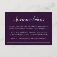 Alojamentos de Hotel Casamento Roxo e Prata