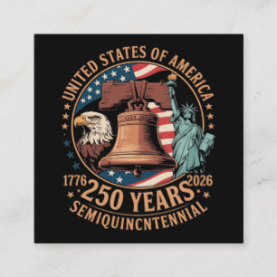Cartão De Informações América 250 Anos