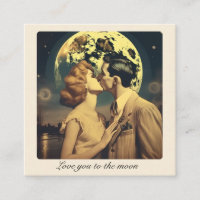 Amo você até a lua, pôster de viagem personalizáve