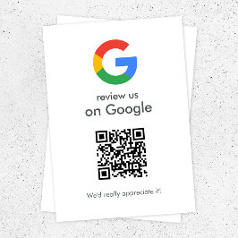 Cartão De Informações Análises do Google | Business Review Link QR Code
