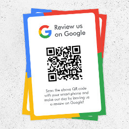 Cartão De Informações Análises do Google | Business Review Link QR Code