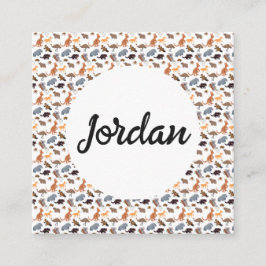 Cartão De Informações Animais da Vida Selvagem Aussie da Austrália