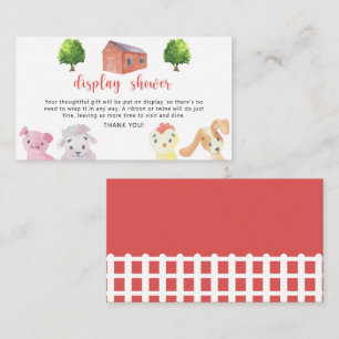 Cartão De Informações Animais de exploração - chá