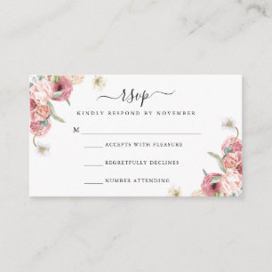 Cartão De Informações Annabeth RSVP Placa de gabinete do folheto