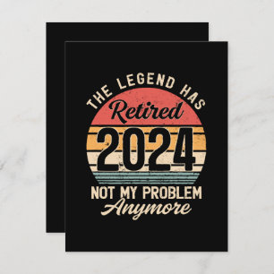 Cartão De Informações Aposentado 2024 Já Não É Meu Problema