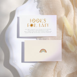 Cartão De Informações Aqui Vem O Sol   Livros De Sol Para Bebê