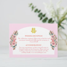 Arca floral branca cor-de-rosa detalhes do casamen