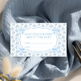 Cartão De Informações Arco Azul Quantos Kisses Jogo de Brida