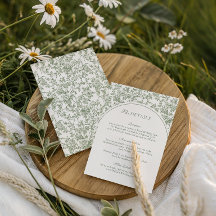 Arco de casamento com monograma em toile floral ve