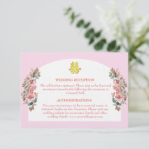 Arco floral branco rosa detalhes do casamento chin