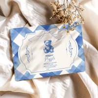 Arco Gingham - Frente de Urso de Teddy Raffle