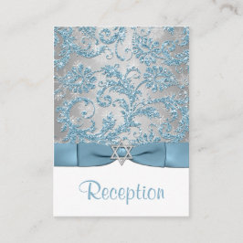 Cartão De Informações ARCO IMPRESSO - Winter Wonderland Bat Mitzvah Inse