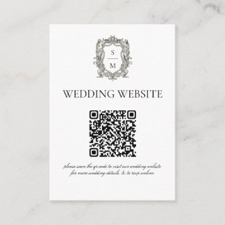 Cartão De Informações Arte Fina Barroca Vintage Renascimento Minimalista