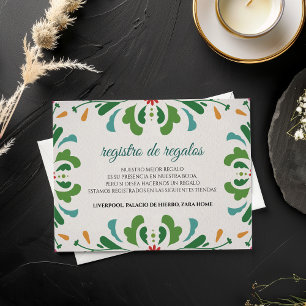 Cartão De Informações Arte Folclórico Colorida Festa Floral Casamento Es