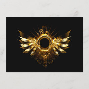 Cartão De Informações Asas de vapor