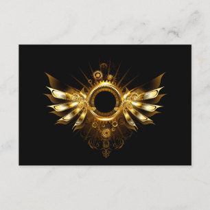 Cartão De Informações Asas de vapor