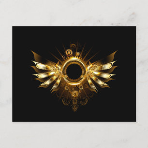 Cartão De Informações Asas steampunk