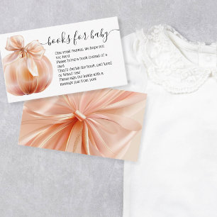 Cartão De Informações Autumn Pumpkin com Arcos para Baby Watercolor