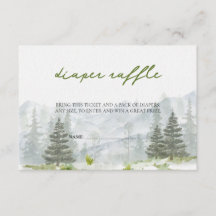 Aventura Começa Montanhas Fralda Raffle