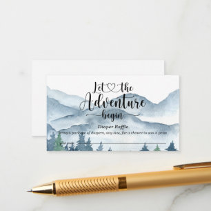 Cartão De Informações Aventura Floresta - Fralda de Bebê