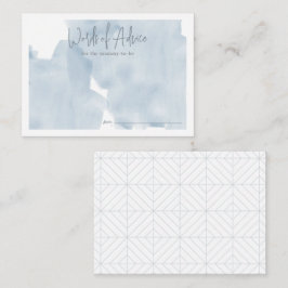 Cartão De Informações Aviso de Chá de fraldas da Nuvem 9 do Céu Azul