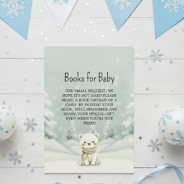 Cartão De Informações Baby It Cold Outside Polar Bear Books for Baby