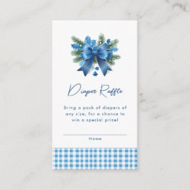 Cartão De Informações Baby It's Fold Outside Winter Chá de fraldas Enclo