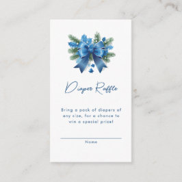 Cartão De Informações Baby It's Fold Outside Winter Chá de fraldas Enclo