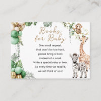 Baby Safari Animal Jungle Green Chá de fraldas