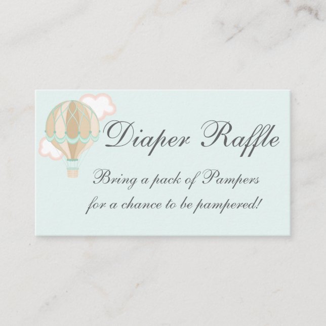 Cartão De Informações Baby shower (Frente)