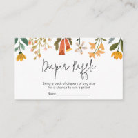 Baixo Brilho Fralda de Flor Selvagem Raffle