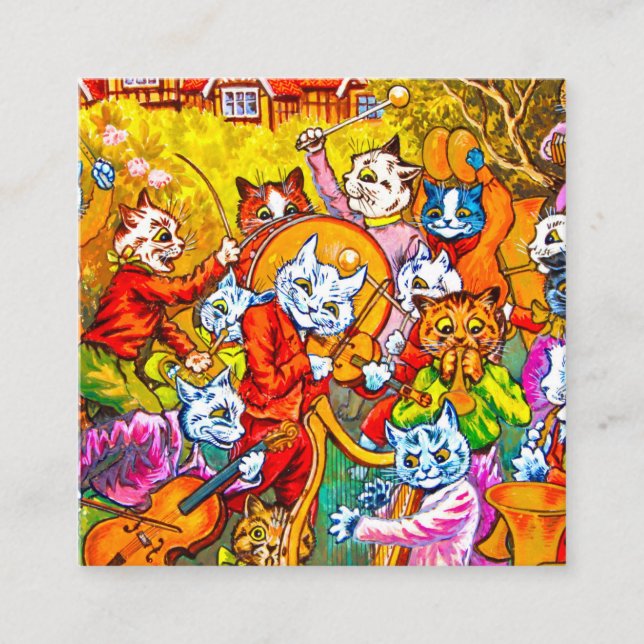 Cartão De Informações Banda Musical de Cat (Frente)