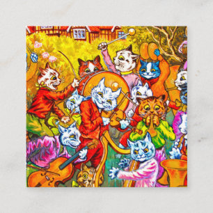 Cartão De Informações Banda Musical de Cat