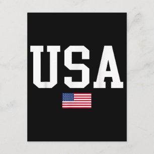 Cartão De Informações Bandeira Americana Patriótica dos EUA Para Homens
