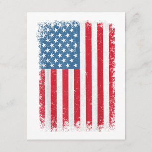 Cartão De Informações Bandeira Patriótica Americana Dos EUA Para Homens