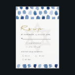 CARTÃO DE INFORMAÇÕES BAR BLUE INDIGO WATERCOLOR DOIS BAT MITZVAH RSVP<br><div class="desc">Se precisar de mais alguma personalização,  por favor,  sinta-se à vontade para me enviar uma mensagem em yellowfebstudio@gmail.com.</div>