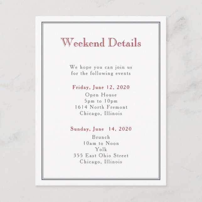 Cartão De Informações Bar Mitzvah da Placa de Compartimento Múltiplo (Frente)