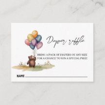 Bear Sexo Bebê Neutro Derraper Raffle