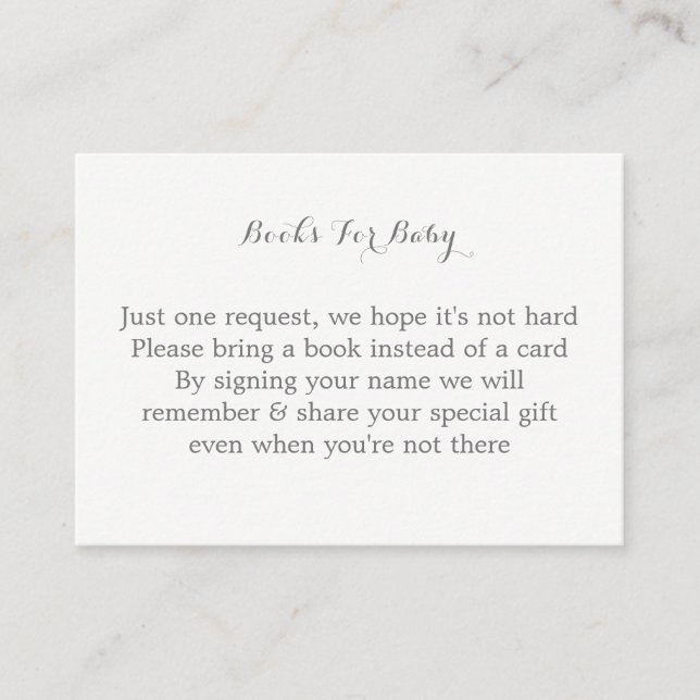 Cartão De Informações Bebê Cinto Roupa Animais Livros Para Bebê (Frente)