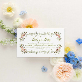 Cartão De Informações Bebê de Jardim em Livros de Bloqueio para Bebê