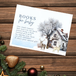 Cartão De Informações Bebê É Frio Fora Da Montanha De Aventura De Invern