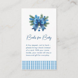 Cartão De Informações Bebê É Frio Fora do Chá de fraldas de inverno