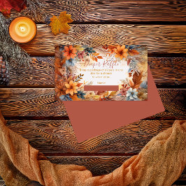 Cartão De Informações Bebê em Bloqueio Chá Floral Fralda Raffle