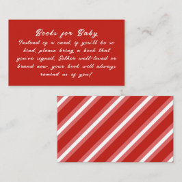 Cartão De Informações Bebê está frio fora do chá de fraldas